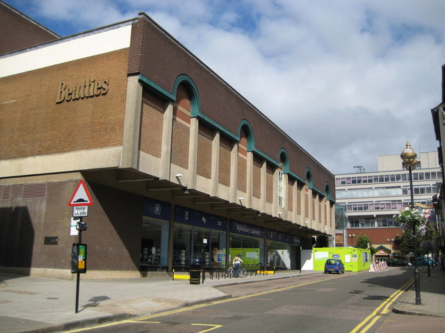 Beatties is a department store in the Friars Square shopping centre.