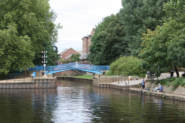 The Blue Bridge over the River Foss