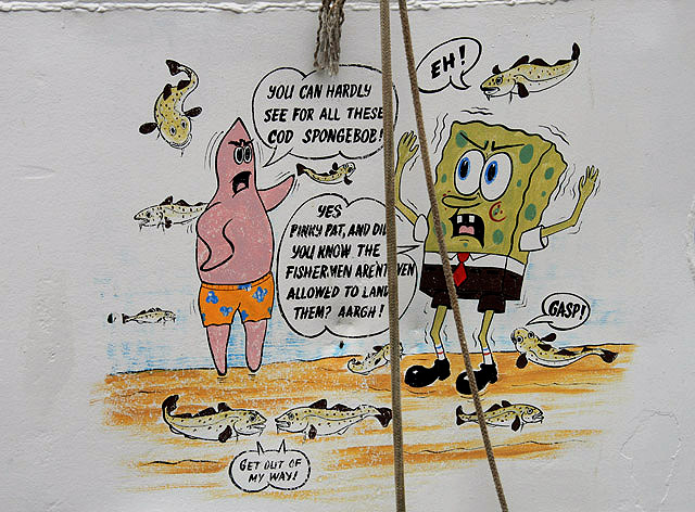Download this Patrick And Spongebob Discuss Fishing Policy picture