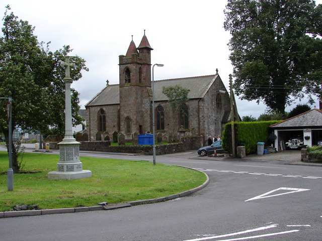 Gretna Old Parish Church, built 1789-90, transformed into Gothic style in 