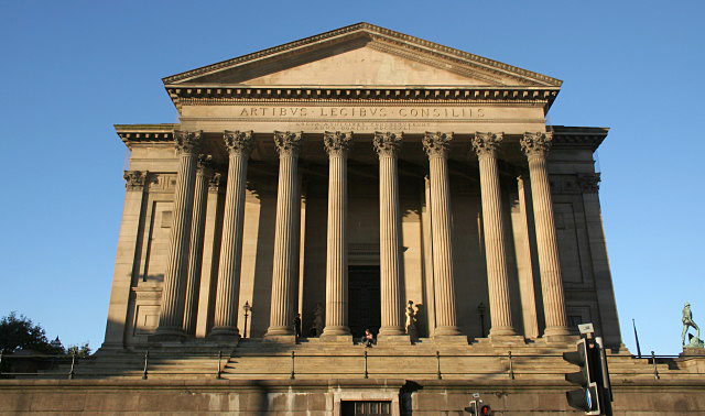 St George's Hall, south portico