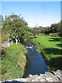 Afon Crigyll upstream of Pont Factory Cymunod