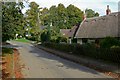 Thatched cottage along Church Road