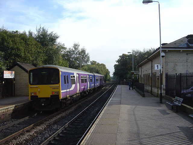 Manchester train at Huyton