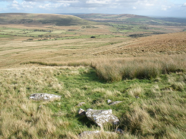 Afon Wern, valley side
