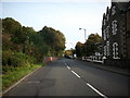 The A7 heading into Galashiels.