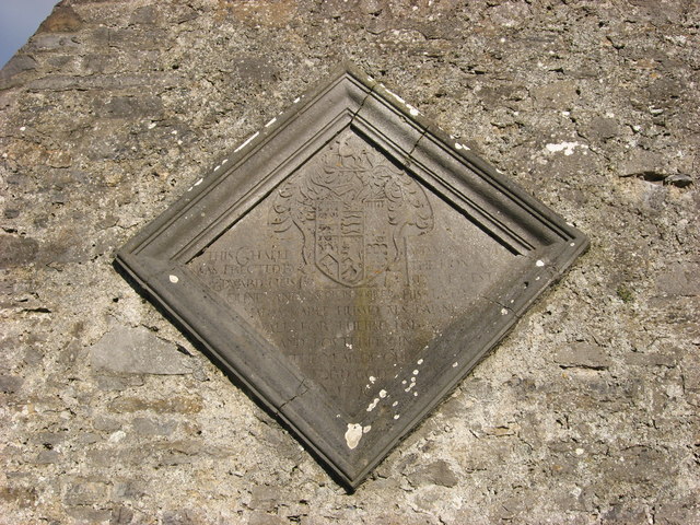 Plaque on chapel at The Naul