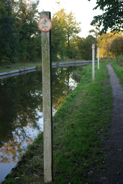 Speed restriction, Montgomery Canal