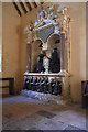 Evelyn monument - Borbach Chantry, West Dean