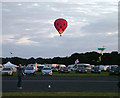 Hot air balloon over Barkston Heath