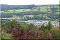 Looking down on Aberfan