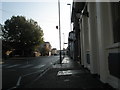 Looking eastwards along Highland Road