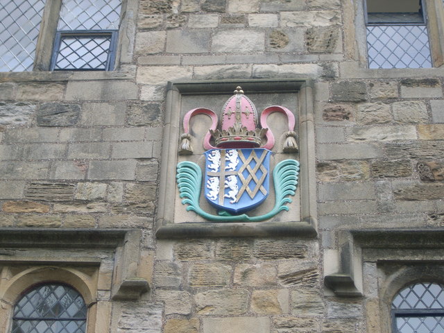 Durham Castle - external Coat of Arms