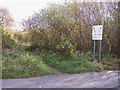 SJ6488 : Mersey Way signpost by Raymond Knapman