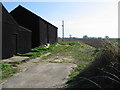 Farm buildings from Grove Road