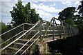 NS6072 : Footbridge over the River Kelvin by Leslie Barrie
