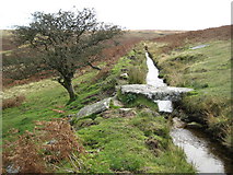 SX6771 : Dartmoor: Holne Moor Leat by Nigel Cox