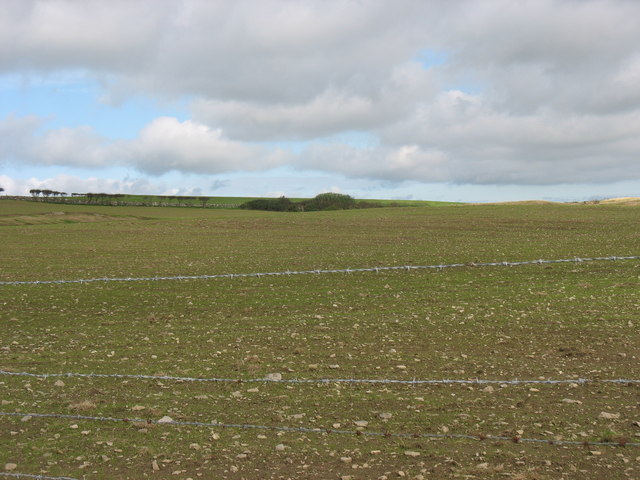 Ploughed land at Bodwina