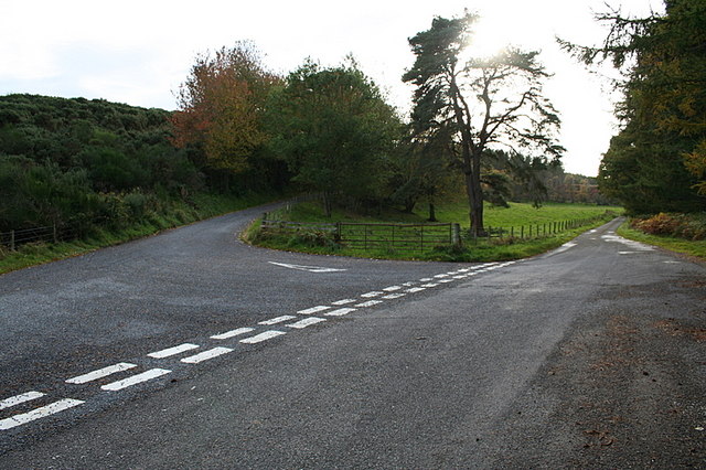 Road junction to the north of Hanover Farm