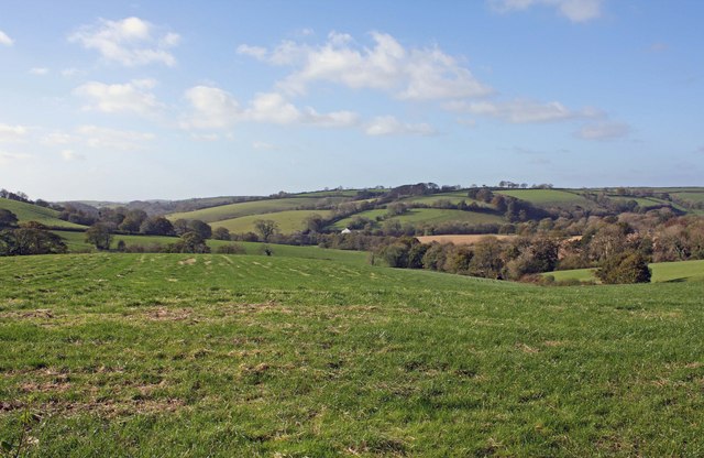 Fields near Caerlleon, Llanwinio © Dylan Moore :: Geograph Britain and ...