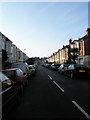 Looking southwards down Exeter Road