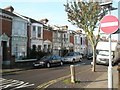 Scaffolding on house in Darlington Road