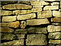 Drystone wall close up, Brantwood Road, Chalford