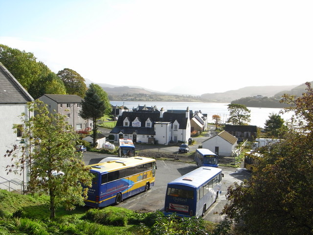 'Bus Station' in Portree, Isle of Skye