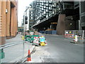 Looking from Appold Street eastwards along Primrose Street