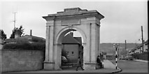 SO8305 : The memorial arch in Stroud circa 1964. by Antony Ewart Smith