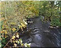 The Little Don River flowing out of Underbank reservoir