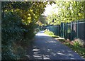 Footpath near the schools