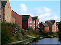 New canalside housing at Kidderminster, Worcestershire