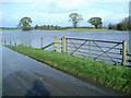 Flooding near Halleaths