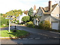 Stoke Prior - triangular lane junction, looking north