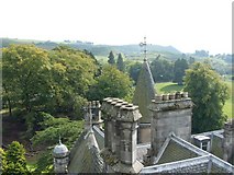 NS4276 : The roof of Overtoun House by Lairich Rig