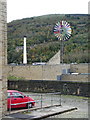 Wind turbine on the roof of Eureka! (Children