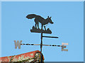 Weather vane on Fox End House