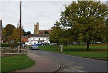 TQ5446 : The village & church, Leigh by N Chadwick