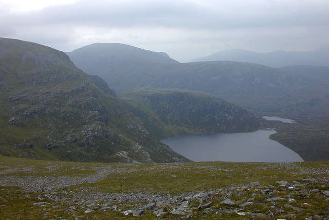 View northwest from An Coileachan