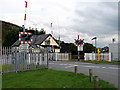 Level crossing at the east of Pwllheli