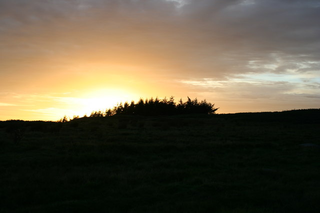 Sunset from footpath near to Dick Hudsons, Eldwick.