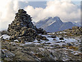 NG5822 : Beinn Dearg Mhor summit cairn by John Allan