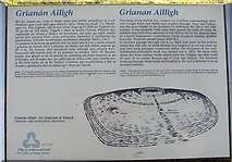 C3619 : Notice board, Grianan Ailligh by Kenneth  Allen
