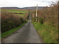 Road leading to The Moor