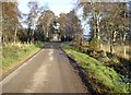 Approach to a sharp bend in public road