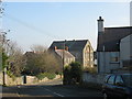 Bend in the road near Bryn Du Calvinistic Methodist Chapel