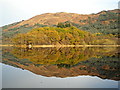 NN4204 : Autumn Reflections on Loch Chon by Iain Thompson