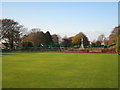 Bowling green in Victoria Park Redruth