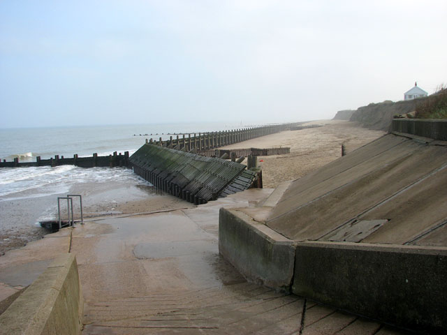 Here the sea wall ends